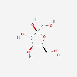 molecular formula C6H12O6 B12654426 beta-L-sorbofuranose CAS No. 41847-02-3