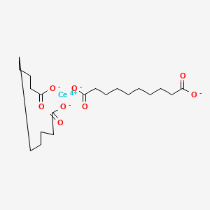molecular formula C20H32CeO8 B12654432 Cerium(4+) sebacate CAS No. 94232-56-1