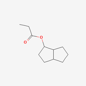 molecular formula C11H18O2 B12654437 Octahydropentalenyl propionate CAS No. 93964-80-8