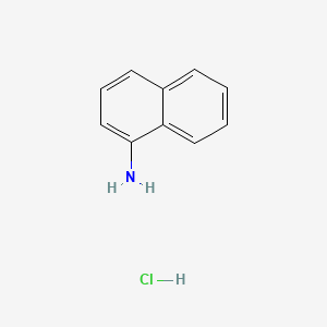 molecular formula C10H10ClN B1265444 1-Naphthylamine hydrochloride CAS No. 552-46-5