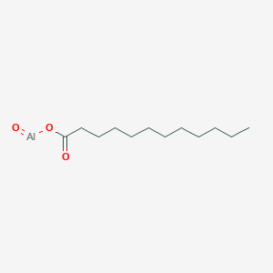 molecular formula C12H23AlO3 B12654440 (Dodecanoato-O)oxoaluminium CAS No. 93859-33-7