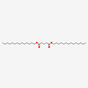 molecular formula C33H64O4 B12654489 Ditetradecyl glutarate CAS No. 26720-14-9