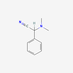 molecular formula C10H12N2 B1265451 2-(Dimethylamino)-2-phenylacetonitrile CAS No. 827-36-1