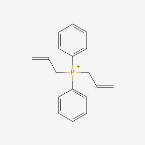 molecular formula C18H20P+ B12654521 Diallyl(diphenyl)phosphorane CAS No. 28381-81-9