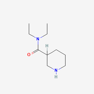 molecular formula C10H20N2O B1265459 N,N-二乙基尼佩酰胺 CAS No. 3367-95-1