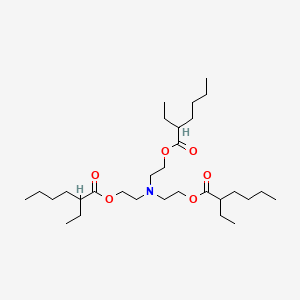 molecular formula C30H57NO6 B12654595 Nitrilotriethylene tris(2-ethylhexanoate) CAS No. 69518-57-6