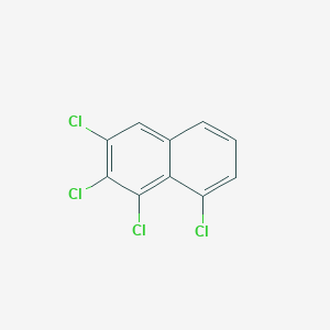 molecular formula C10H4Cl4 B126546 1,2,3,8-Tetrachloronaphthalene CAS No. 149864-81-3