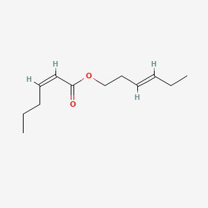 molecular formula C12H20O2 B12654623 [(E)-hex-3-enyl] (Z)-hex-2-enoate CAS No. 102832-15-5