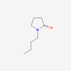 molecular formula C8H15NO B1265465 1-丁基吡咯烷-2-酮 CAS No. 3470-98-2