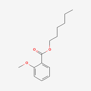 molecular formula C14H20O3 B12654651 Hexyl o-anisate CAS No. 71605-88-4