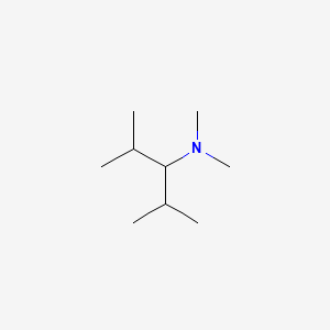 molecular formula C9H21N B12654666 1-Isopropyl-N,N,2,-trimethylpropylamine CAS No. 54561-96-5