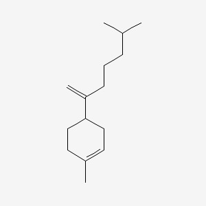 molecular formula C15H26 B12654682 Cyclohexene, 1-methyl-4-(5-methyl-1-methylenehexyl)- CAS No. 74253-04-6
