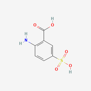 molecular formula C7H7NO5S B1265469 2-Amino-5-sulfobenzoic acid CAS No. 3577-63-7