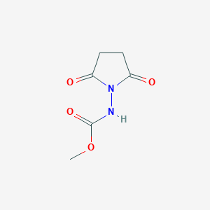molecular formula C6H8N2O4 B126547 Methyl (2,5-dioxo-1-pyrrolidinyl)carbamate CAS No. 145967-17-5