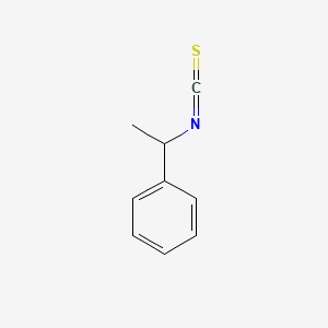 molecular formula C9H9NS B1265472 (1-Isothiocyanatoethyl)benzene CAS No. 4478-92-6