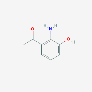 molecular formula C8H9NO2 B1265473 2'-Amino-3'-hydroxyacetophenone CAS No. 4502-10-7