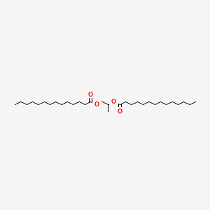 molecular formula C31H60O4 B12654734 Propylene dimyristate CAS No. 51209-16-6
