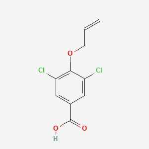 molecular formula C10H8Cl2O3 B1265476 4-(Allyloxy)-3,5-dichlorobenzoic acid CAS No. 41727-45-1