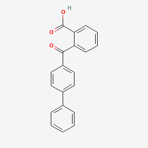 molecular formula C20H14O3 B1265479 o-(4-Biphenylylcarbonyl)benzoic acid CAS No. 42797-18-2