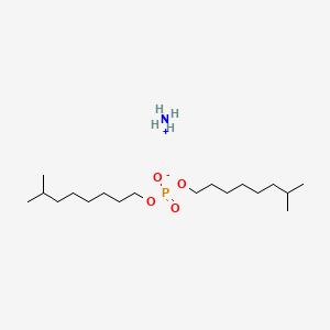 molecular formula C18H42NO4P B12654806 Ammonium diisononyl phosphate CAS No. 94247-18-4