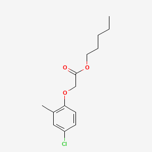 molecular formula C14H19ClO3 B12654825 Pentyl (4-chloro-2-methylphenoxy)acetate CAS No. 84162-58-3