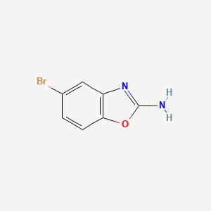 molecular formula C7H5BrN2O B1265483 5-Bromobenzo[d]oxazol-2-amine CAS No. 64037-07-6