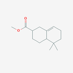 molecular formula C14H22O2 B12654838 Methyl octahydro-5,5-dimethyl-2-naphthoate CAS No. 93840-16-5
