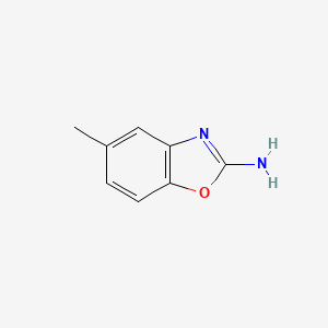 molecular formula C8H8N2O B1265484 5-Methyl-1,3-benzoxazol-2-amine CAS No. 64037-15-6