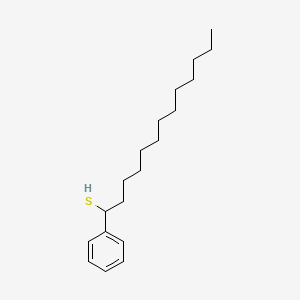 molecular formula C19H32S B12654847 Dodecyltoluene-alpha-thiol CAS No. 27043-31-8