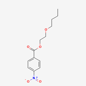 molecular formula C13H17NO5 B12654849 2-Butoxyethyl 4-nitrobenzoate CAS No. 72241-40-8