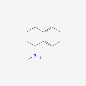 molecular formula C11H15N B1265486 N-methyl-1,2,3,4-tetrahydronaphthalen-1-amine CAS No. 10409-15-1