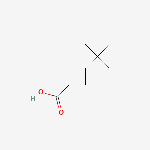 molecular formula C9H16O2 B1265490 CYCLOBUTANECARBOXYLIC ACID, 3-tert-BUTYL- CAS No. 66016-27-1
