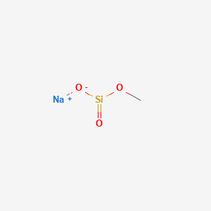 molecular formula CH3NaO3Si B12654959 Silicic acid, methyl ester, sodium salt CAS No. 9010-04-2