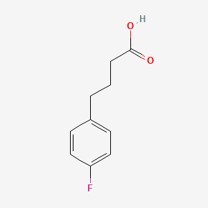 molecular formula C10H11FO2 B1265496 4-(4-Fluorophenyl)butanoic acid CAS No. 589-06-0