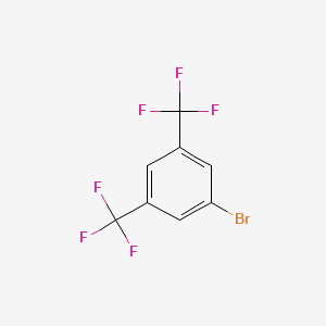 molecular formula C8H3BrF6 B1265498 1-Bromo-3,5-bis(trifluoromethyl)benzene CAS No. 328-70-1