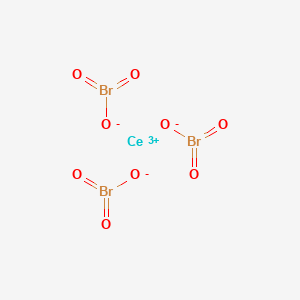 molecular formula Br3CeO9 B12654994 Cerium(3+) bromate CAS No. 93918-69-5