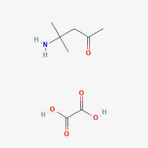 molecular formula C8H15NO5 B1265502 4-Amino-4-methyl-2-pentanone Oxalate CAS No. 625-03-6