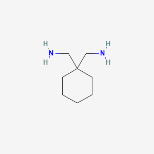 molecular formula C8H18N2 B1265506 [1-(Aminomethyl)cyclohexyl]methanamine CAS No. 36510-95-9