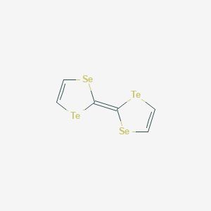 molecular formula C6H4Se2Te2 B12655098 1,3-Selenatellurole, 2-(1,3-selenatellurol-2-ylidene)-, (2E)- CAS No. 400734-61-4