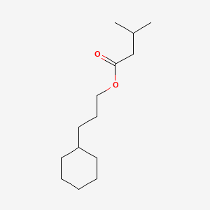 molecular formula C14H26O2 B12655103 3-Cyclohexylpropyl isovalerate CAS No. 93857-92-2