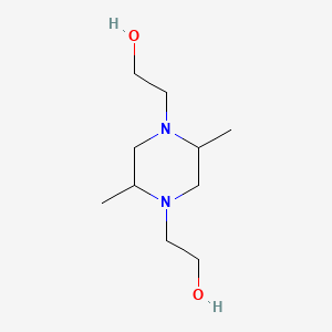 molecular formula C10H22N2O2 B1265512 2,5-Dimethylpiperazine-1,4-diethanol CAS No. 53503-86-9
