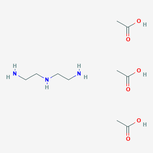 molecular formula C10H25N3O6 B12655128 acetic acid;N'-(2-aminoethyl)ethane-1,2-diamine CAS No. 86171-31-5