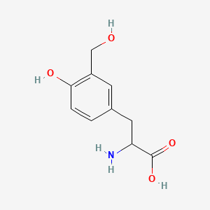 molecular formula C10H13NO4 B12655164 3-(Hydroxymethyl)tyrosine CAS No. 53363-55-6