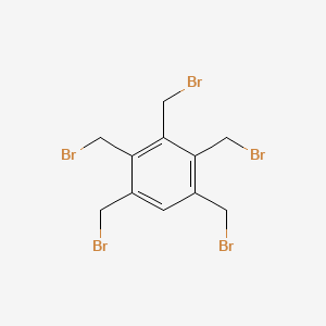 molecular formula C11H11Br5 B12655168 Pentakis(bromomethyl)benzene CAS No. 55231-64-6