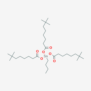 molecular formula C34H66O6Sn B12655172 Butyltris((1-oxoneodecyl)oxy)stannane CAS No. 93918-30-0