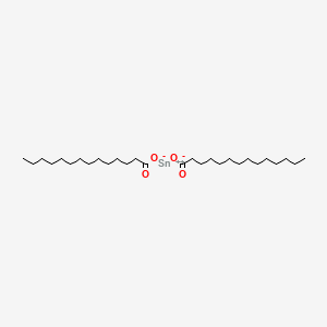 molecular formula C28H54O4Sn B12655199 Tin(2+) myristate CAS No. 85392-76-3