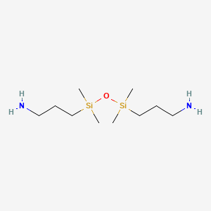 B1265523 1,3-Bis(3-aminopropyl)tetramethyldisiloxane CAS No. 2469-55-8