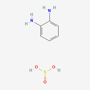 molecular formula C6H10N2O3S B12655289 Benzene-o-diamine sulphite CAS No. 49720-84-5