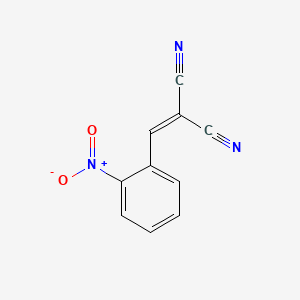molecular formula C10H5N3O2 B1265529 (2-Nitrobenzylidene)malononitrile CAS No. 2826-30-4