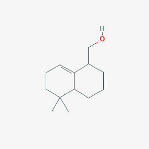 molecular formula C13H22O B12655290 Octahydro-5,5-dimethylnaphthalene-1-methanol CAS No. 93840-28-9